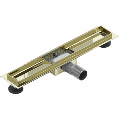 Mexen Flat korķis lineārajai drenāžai 60 cm, zelta - 1515060