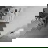Mexen Kioto+ Duschwand mit Regal Walk-in 140 x 200 cm, weiße Welle, Gun Metal - 800-140-121-95-97