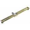 Mexen Flat body for linear drain 100 cm, gold - 1515100