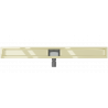 Mexen Flat body for linear drain 100 cm, gold - 1515100