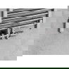 Mexen hoek-/rechte radiatorkraan, Duplex, DN50, chroom - W908-000-01