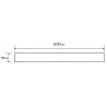 Mexen Flat M13 2-in-1 afdekplaat voor lijngoot 60 cm, inox - 1019060