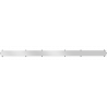 Mexen Flat M13 afdekplaat 2-in-1 voor lineaire afvoer 90 cm, inox - 1019090