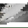 Mexen Kioto+ douchewand met plank Walk-in 70 x 200 cm, zwart raster, geborsteld gun gray - 800-070-121-66-77
