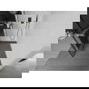 Mexen Kioto+ douchewand met plank Walk-in 140 x 200 cm, zwart raster, geborsteld pistoolgrijs - 800-140-121-66-77