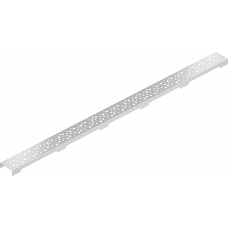 Mexen Flat M12 cobertura para escoamento linear 100 cm, inox - 1021100