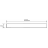 Mexen Flat M03 Abdeckung für Linienablauf 100 cm, Inox - 1022100