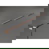 Mexen Kioto+ Duschwand mit Walk-in Regal 100 x 200 cm, graphit, gebürstetes Kupfer - 800-100-121-65-40