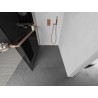 Mexen Kioto+ dušisein riiuliga Walk-in 100 x 200 cm, grafiit, harjatud vask - 800-100-121-65-40