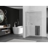 Mexen Kioto+ L dušisein riiuliga Walk-in 90 x 200 cm, läbipaistev, valge - 800-090-123-20-00