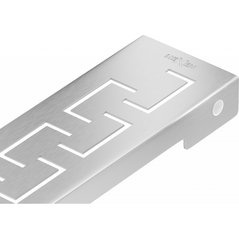 Mexen Flat M15 cubierta para desagüe lineal 80 cm, inox - 1024080