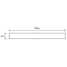 Mexen Flat M01 Abdeckung für lineare Abflüsse 70 cm, Inox - 1020070