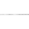 Mexen Flat M01 cache pour drain linéaire 80 cm, inox - 1020080
