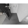 Mexen Kioto+ L Duschwand mit Regalfach Walk-in 85 x 200 cm, transparent, chrom - 800-085-123-01-00