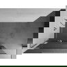 Mexen Kioto+ L douchewand met plank Walk-in 105 x 200 cm, transparant, chroom - 800-105-123-01-00