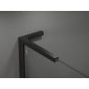 Mexen Kioto+ L paroi de douche avec étagère Walk-in 80 x 200 cm, transparent, noir - 800-080-123-70-00