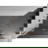 Mexen Kioto+ L Duschwand mit Walk-in Regal 65 x 200 cm, transparent, gebürstetes Kupfer - 800-065-123-65-00
