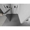 Mexen Kioto+ Shower Wall with Shelf Walk-in 110 x 200 cm, Mirror, Gun Metal - 800-110-121-95-50