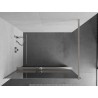 Mexen Kioto+ dušinurk riiuliga Walk-in 120 x 200 cm, peegel, harjatud nikkel - 800-120-121-97-50