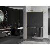 Mexen Kioto+ dušisein riiuliga Walk-in 130 x 200 cm, peegel, kuldne harjatud - 800-130-121-55-50