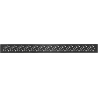 Mexen Flat M12 cubierta para desagüe lineal 70 cm, negra - 1721070
