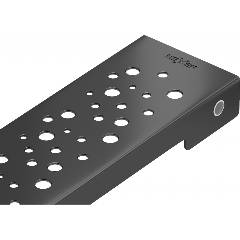 Mexen Flat M12 máscara para desagüe lineal de 70 cm, negra - 1721070