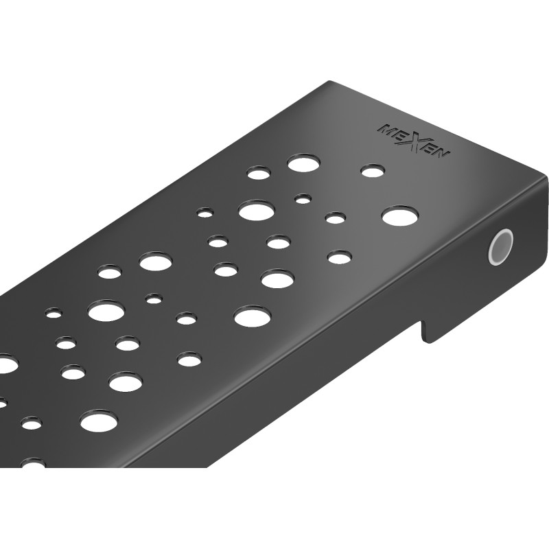 Mexen Flat M12 80 cm pikkune must dušilati - 1721080