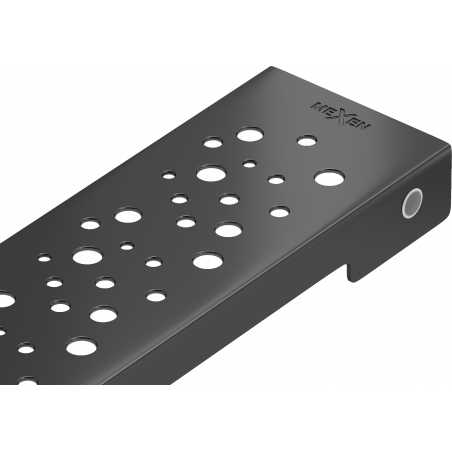 Mexen Flat M12 80 cm pikkune must dušilati - 1721080