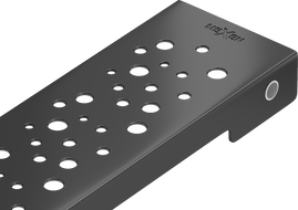 Mexen Flat M12 cover for linear drain 80 cm, black - 1721080
