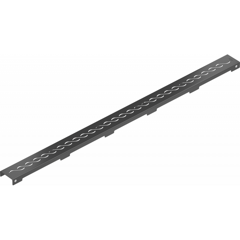 Mexen Flat M18 cover for linear drain 80 cm, black - 1723080