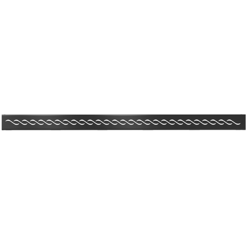 Mexen Flat M18 cover for linear drain 90 cm, black - 1723090