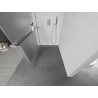 Mexen Kioto+ L zidni panel za tuš s policom Walk-in 120 x 200 cm, mat, krom - 800-120-123-01-30
