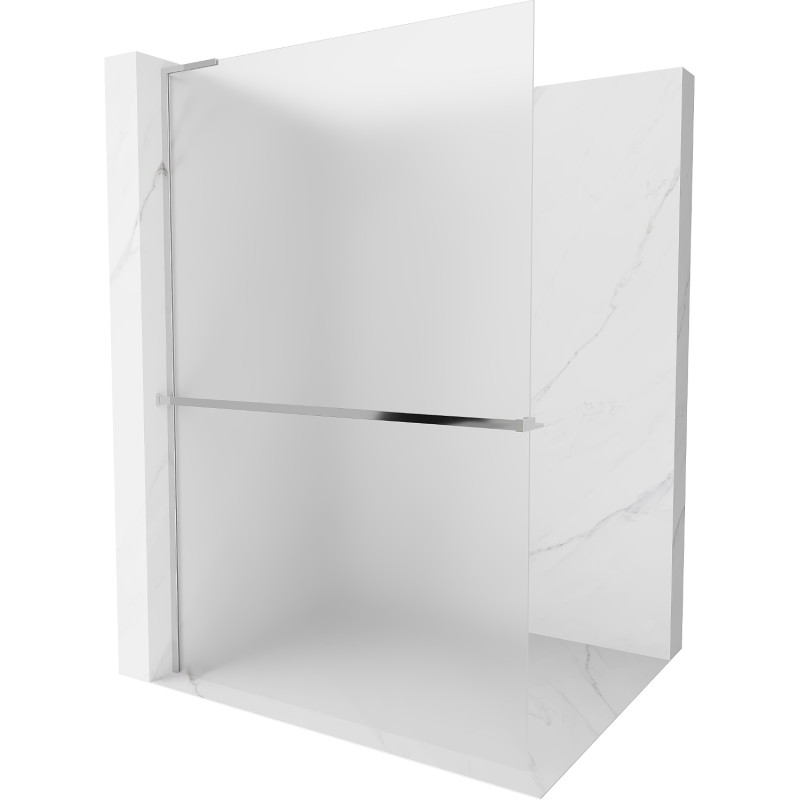 Mexen Kioto+ L dušinurk riiuliga Walk-in 70 x 200 cm, härmatud, kroom - 800-070-123-01-30