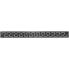 Mexen Flat M15 carátula para desagüe lineal 70 cm, negra - 1724070
