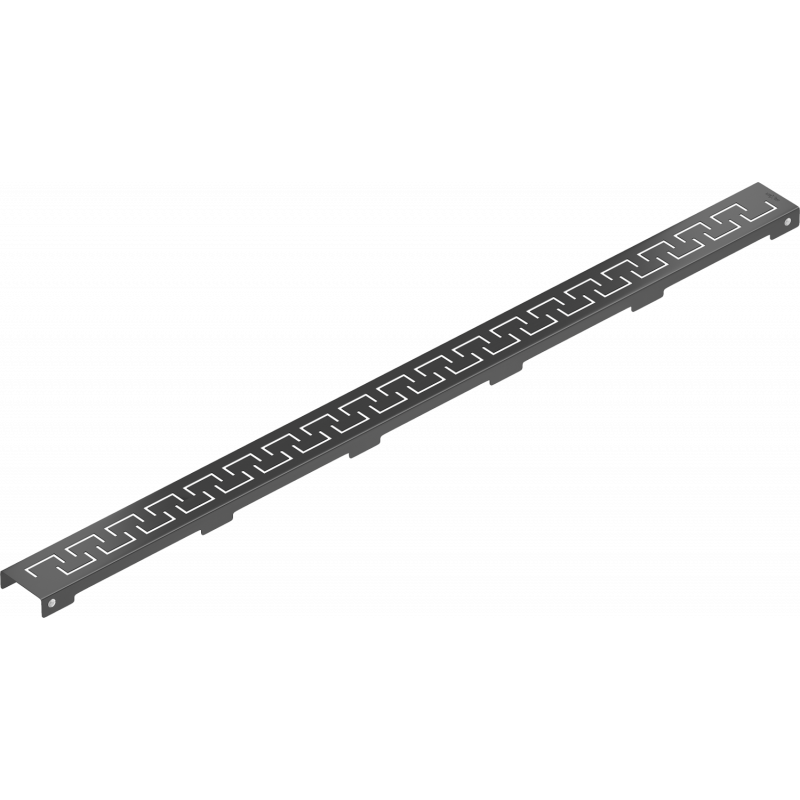 Mexen Flat M15 linjalattiakaivon kansi 80 cm, musta - 1724080