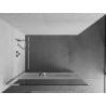 Mexen Kioto+ L Duschwand mit Ablage Walk-in 120 x 200 cm, transparent/matt, Chrom - 800-120-123-01-35