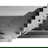 Mexen Kioto+ L Duschwand mit Regal Walk-in 90 x 200 cm, transparent/matt, schwarz - 800-090-123-70-35