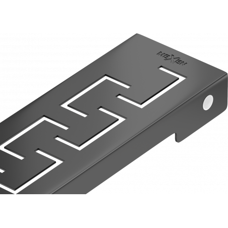 Mexen Flat M15 máscara para desagüe lineal 100 cm, negro - 1724100