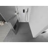 Mexen Kioto+ L dušinurk riiuliga Walk-in 70 x 200 cm, läbipaistev/külm, relak-metallist - 800-070-123-95-35