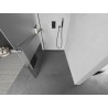 Mexen Kioto+ L dušisein riiuliga Walk-in 80 x 200 cm, läbipaistev/looritatud, püssimetall - 800-080-123-95-35