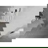 Mexen Kioto+ L Duschwand mit Regal Walk-in 80 x 200 cm, mattsatinierte Optik, gebürstet gun gray - 800-080-123-66-30