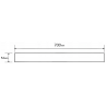 Mexen Flat MGB cache pour drain linéaire 70 cm, verre noir - 1026070