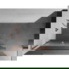 Mexen Kioto+ L douchewand met plank Walk-in 80 x 200 cm, transparant/mat, roze goud - 800-080-123-60-35