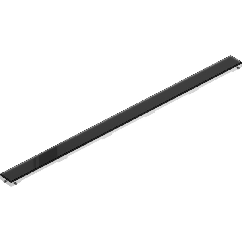 Mexen Flat MGB cover for linear drain 80 cm, black glass - 1026080