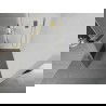 Mexen Kioto+ L Duschwand mit Ablage Walk-in 70 x 200 cm, transparent/matt, gold - 800-070-123-50-35