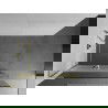 Mexen Kioto+ L douchewand met plank Walk-in 80 x 200 cm, transparant/matglas, goud - 800-080-123-50-35