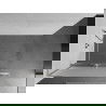 Mexen Kioto+ L Duschwand mit Regal Walk-in 110 x 200 cm, mattiert, gebürsteter Nickel - 800-110-123-97-30