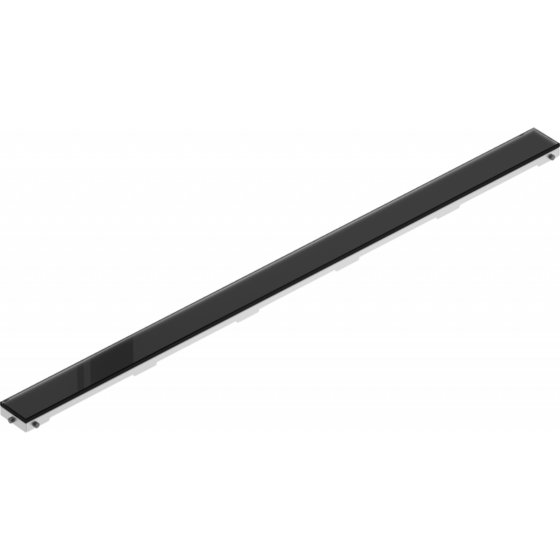 Mexen Flat MGB afdekplaat voor lijnafvoer 90 cm, zwart glas - 1026090