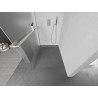 Mexen Kioto+ L dušisein riiuliga Walk-in 80 x 200 cm, härmatis, harjatud nikkel - 800-080-123-97-30
