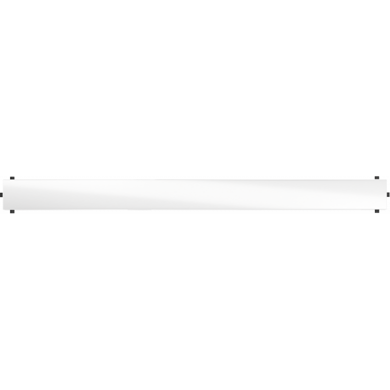 Mexen Flat MGW maskownica do odpływu liniowego 50 cm, białe szkło - 1027050